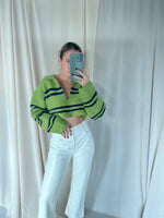 RAINE SWEATER TOP GREEN