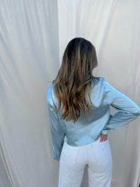 LOUELLA TOP BABY BLUE