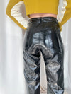 BRETT LEATHER PANTS BLACK