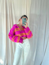RAINE SWEATER TOP PINK