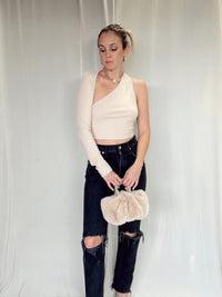 GENE ONE SHOULDER TOP
