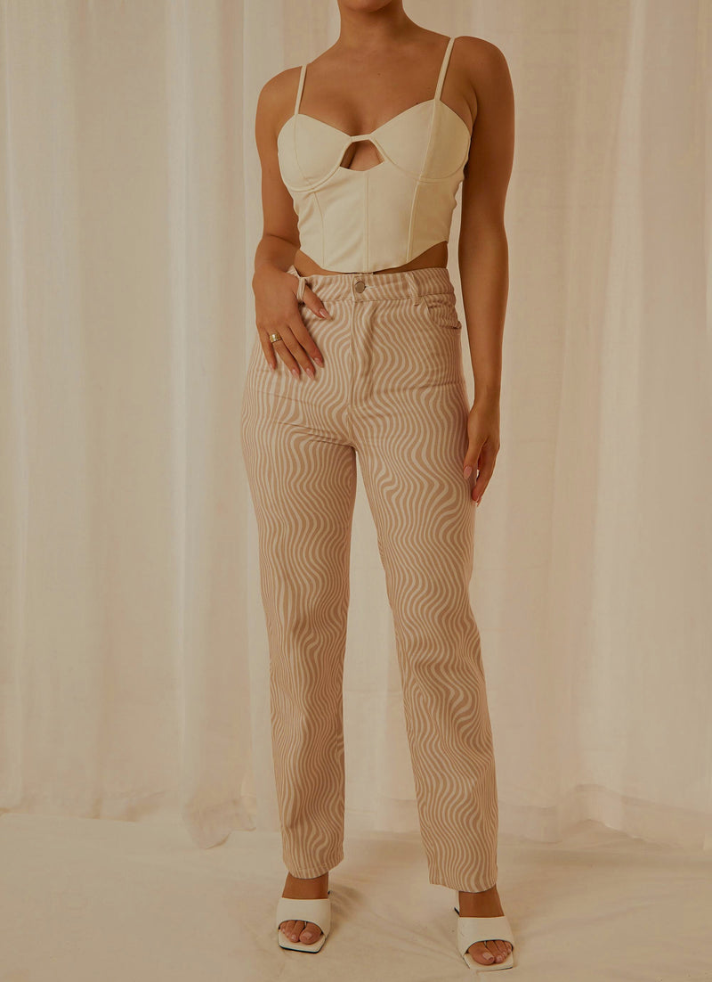 ELECTRIC AVENUE PANTS NEUTRAL WAVE