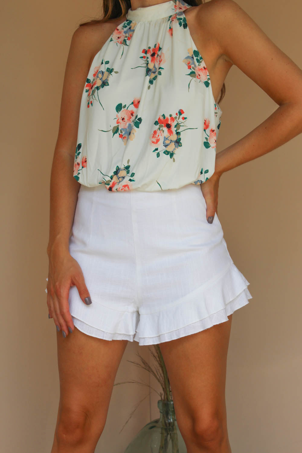 CHALCEDONY FLORAL BODYSUIT