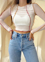 FORREST MESH TOP WHITE