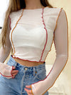 FORREST MESH TOP WHITE
