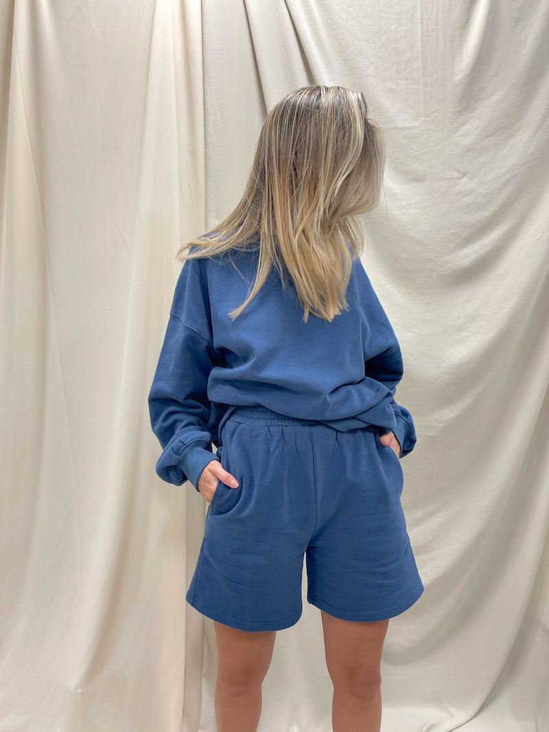 EVAN NAVY SWEAT SET