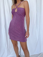 GOLDEN GIRL MINI DRESS PURPLE