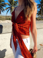 AGATHA FRONT TIE TOP