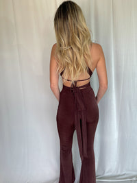 RUSSO FLARE PANTS CHOCOLATE