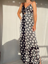 PEATY BLACK IVORY DRESS