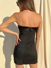 HUXLEY MINI DRESS BLACK