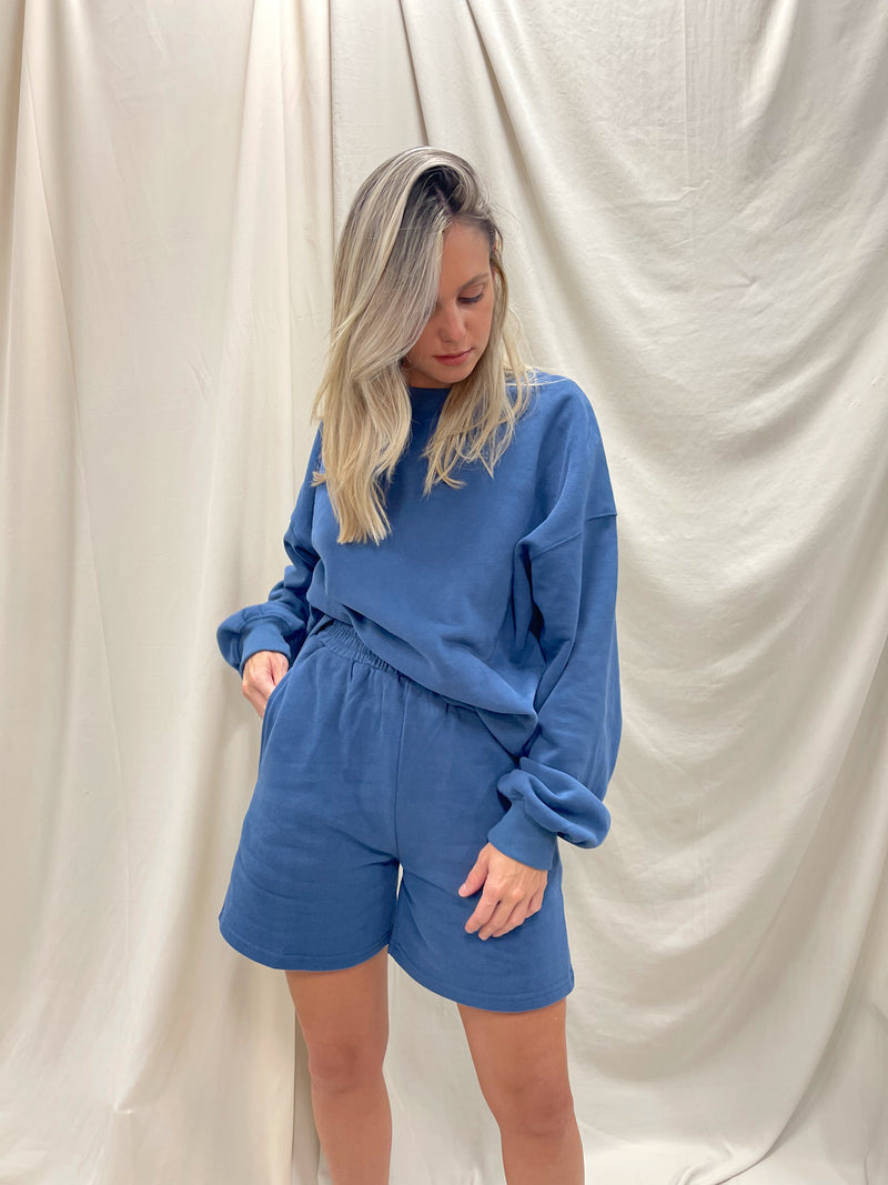 EVAN NAVY SWEAT SET
