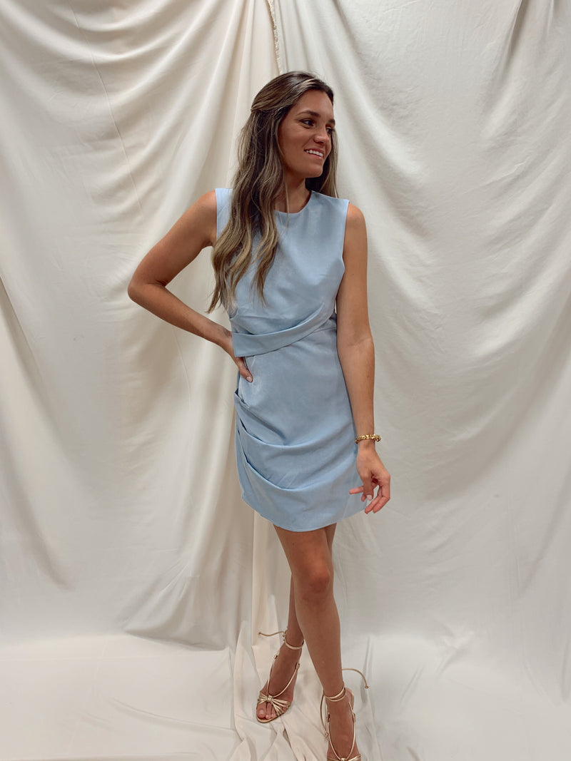 MARCA LIGHT BLUE DRESS