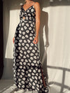 PEATY BLACK IVORY DRESS