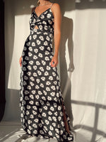PEATY BLACK IVORY DRESS