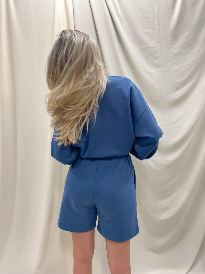 EVAN NAVY SWEAT SET