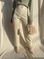 ALASKA BONE LEATHER PANTS