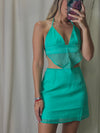 HAZEL MINI SKIRT JADE