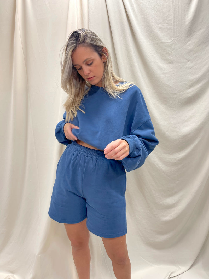 EVAN NAVY SWEAT SET