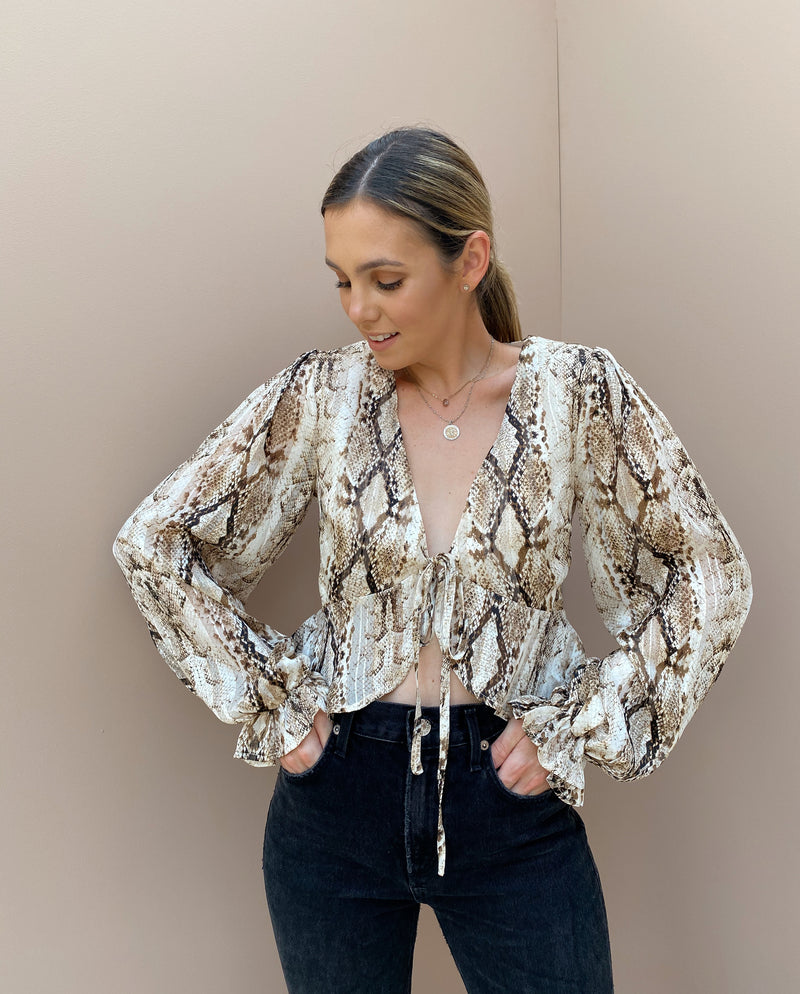 JESS SNAKE TOP
