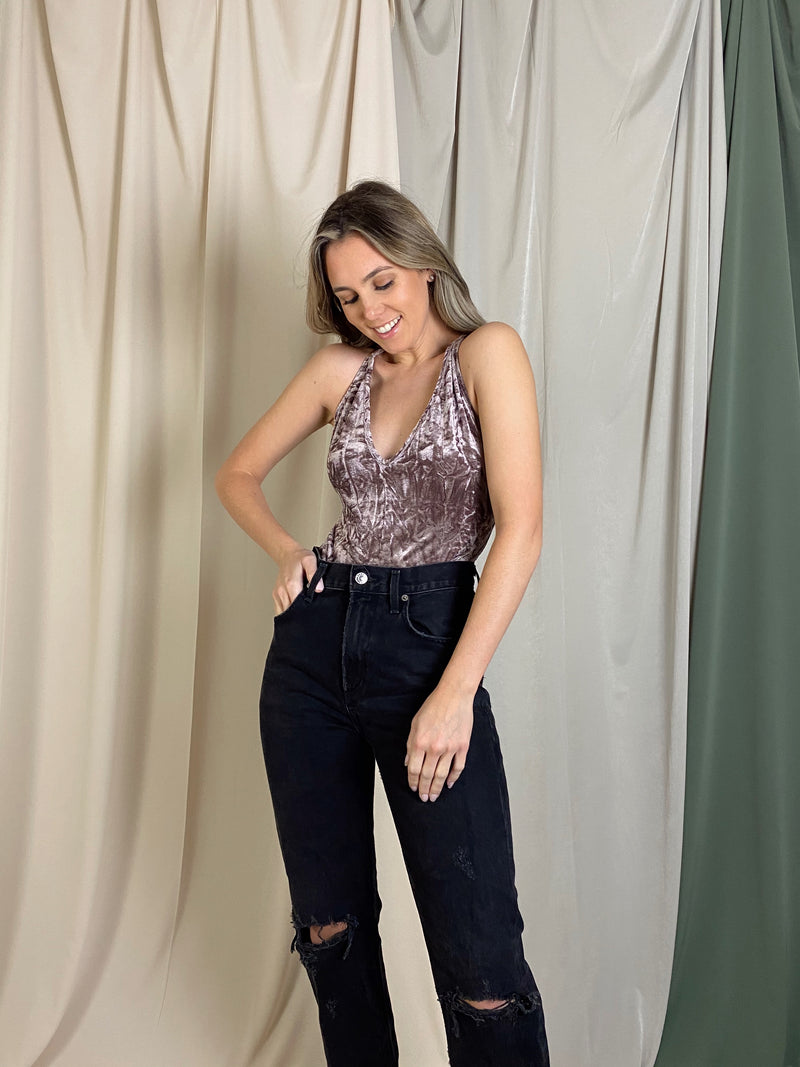 ZIVA VELVET BODYSUIT