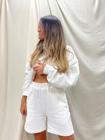 EVAN WHITE SWEAT SET