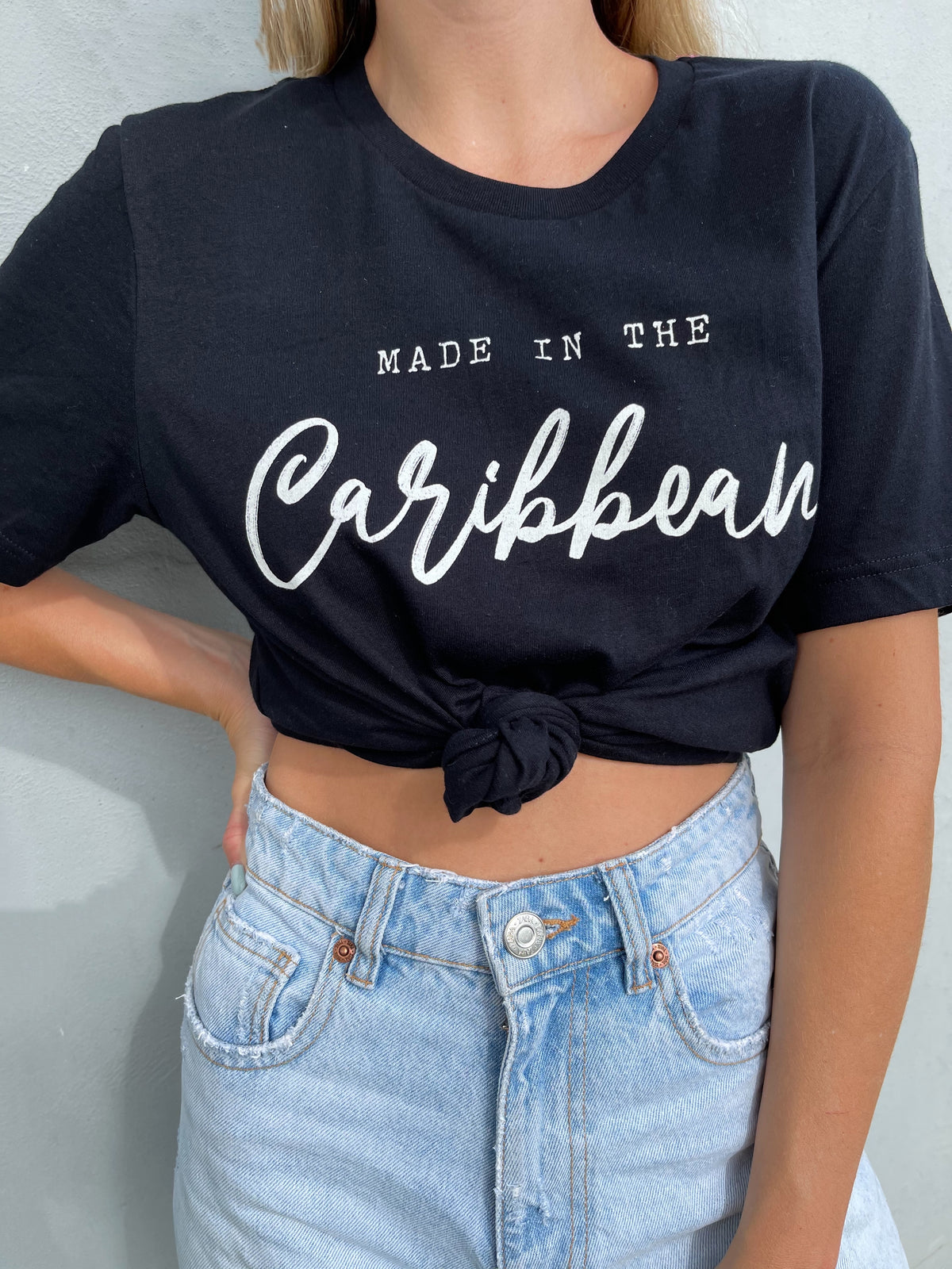 CARIBBEAN BLACK TEE