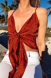 AGATHA FRONT TIE TOP