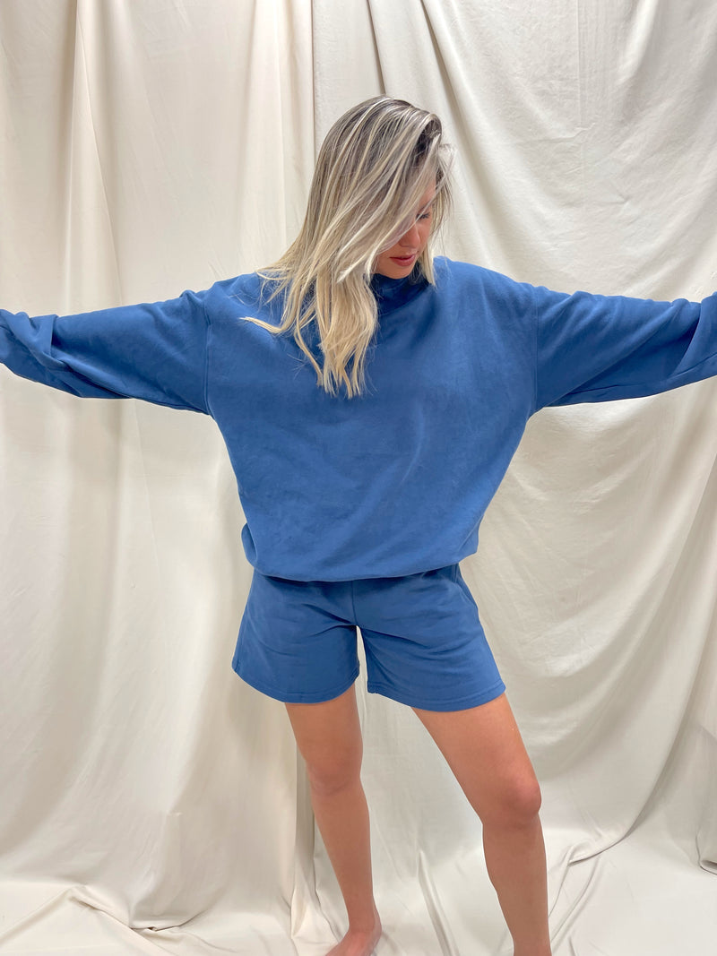 EVAN NAVY SWEAT SET