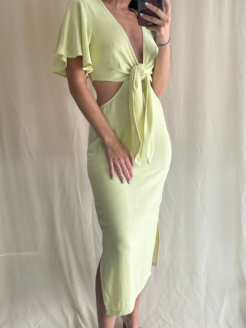 TYNE LIME DRESS