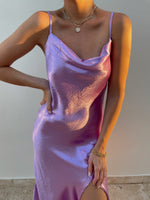 GEORGIA SATIN SLIP DRESS