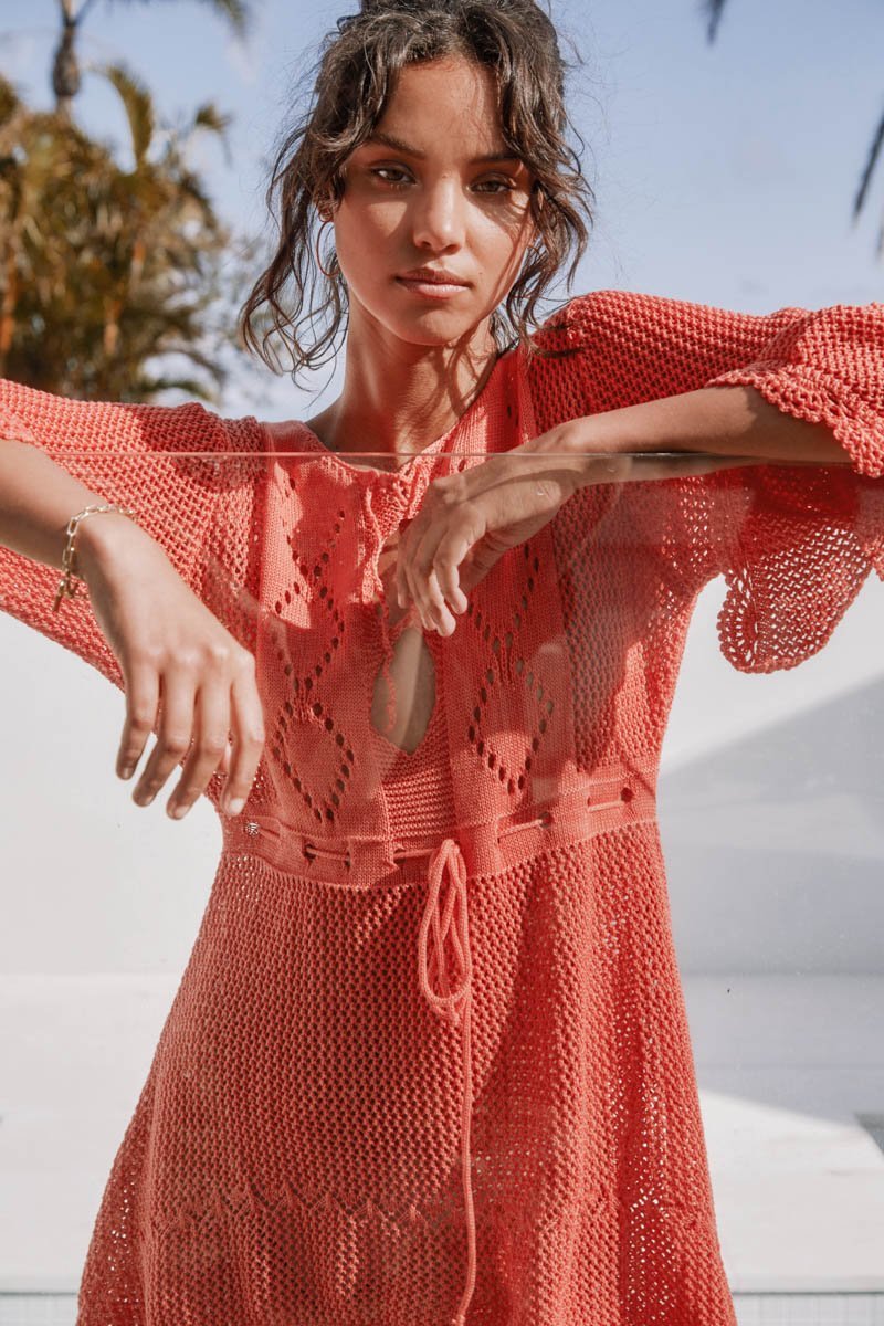 MELBOURNE CROCHET DRESS